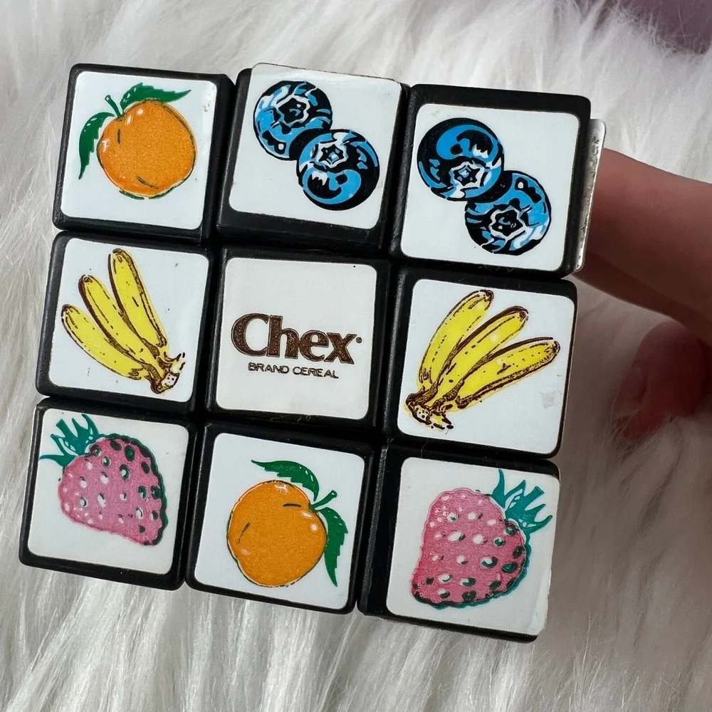 Vintage Ralston 80s 90s Chex Brand‎ Cereal Promotional Cube Rubiks Style Toy